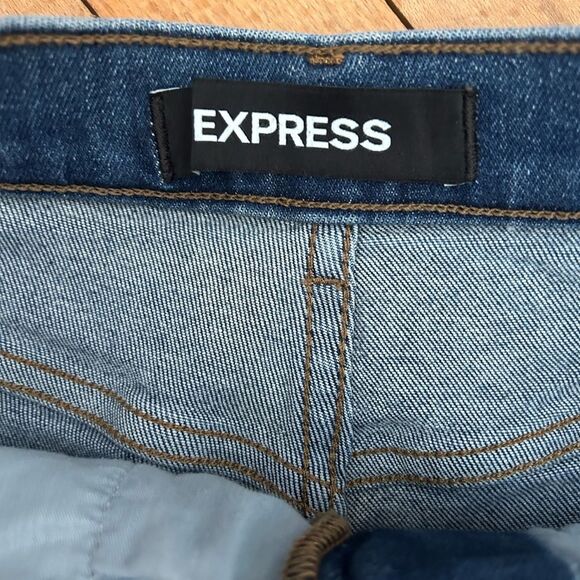 Express Slim Ankle Super High Rise Jeans - Picture 4 of 10